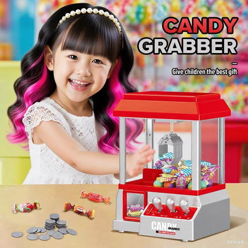 Candy grabber machine with - with, 24